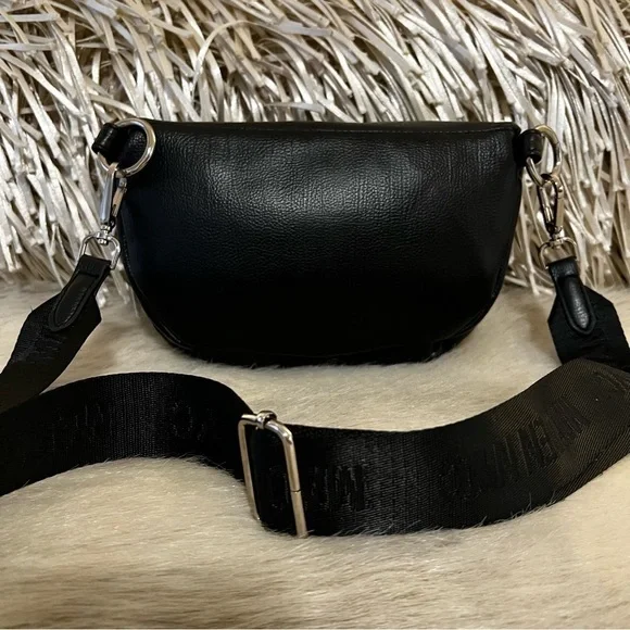 MADDEN NYC Womens Embellished Multi Pocket Fannypack Crossbody Vegan Belt Bag - Picture 9 of 15